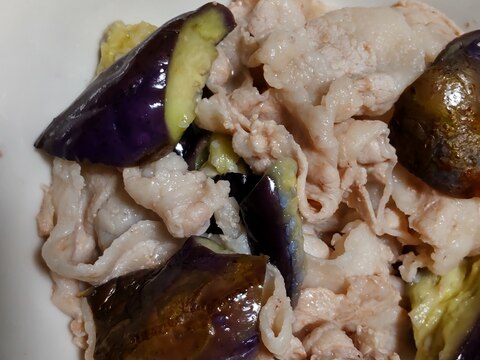 茄子と豚肉炒め